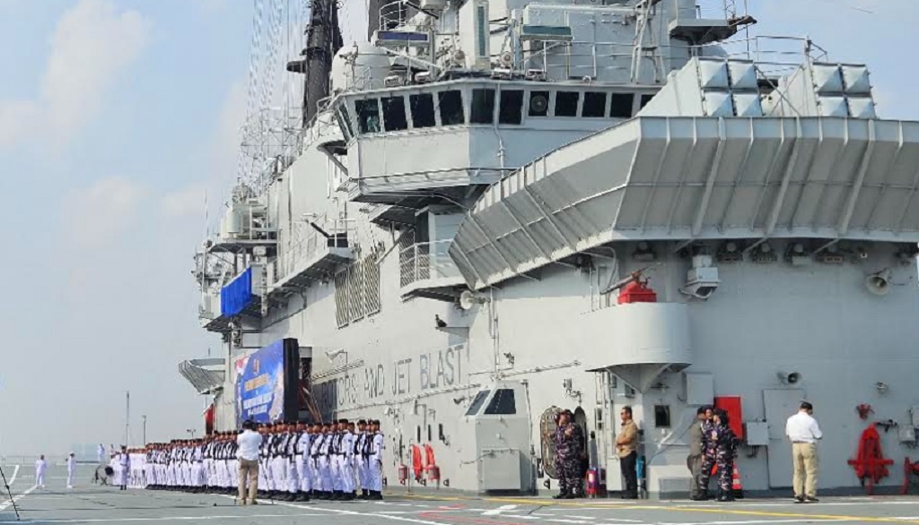 KRI Sriwijaya-100, Eks Kapal Induk Italia Perkuat Armada TNI AL