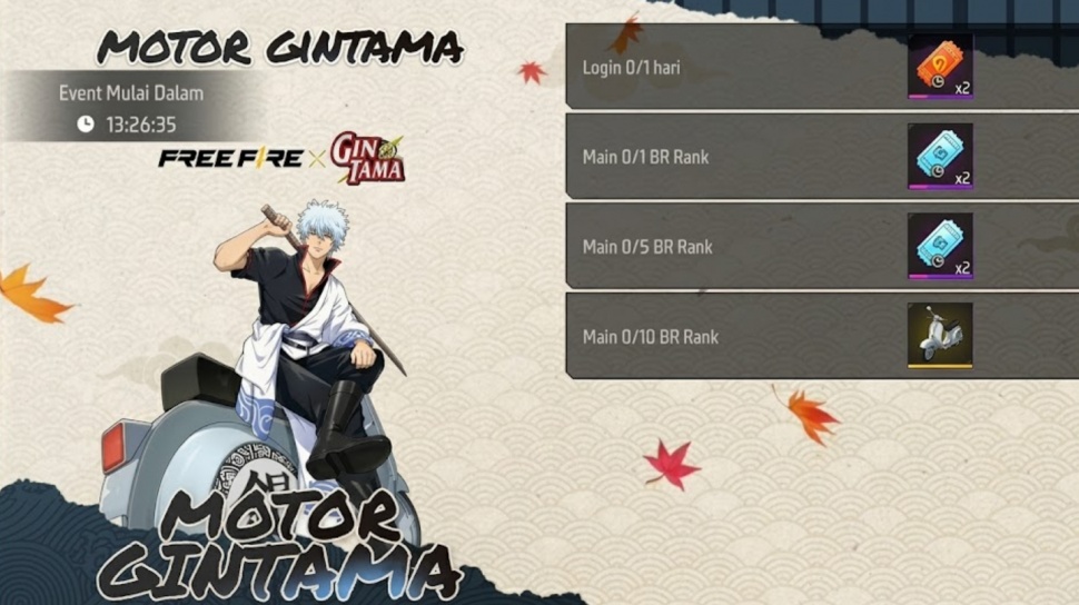 Kode Redeem FF Terbaru 30 April 2026: Klaim Bundle Gintoki, Magic Cube, dan Motor Gintama
