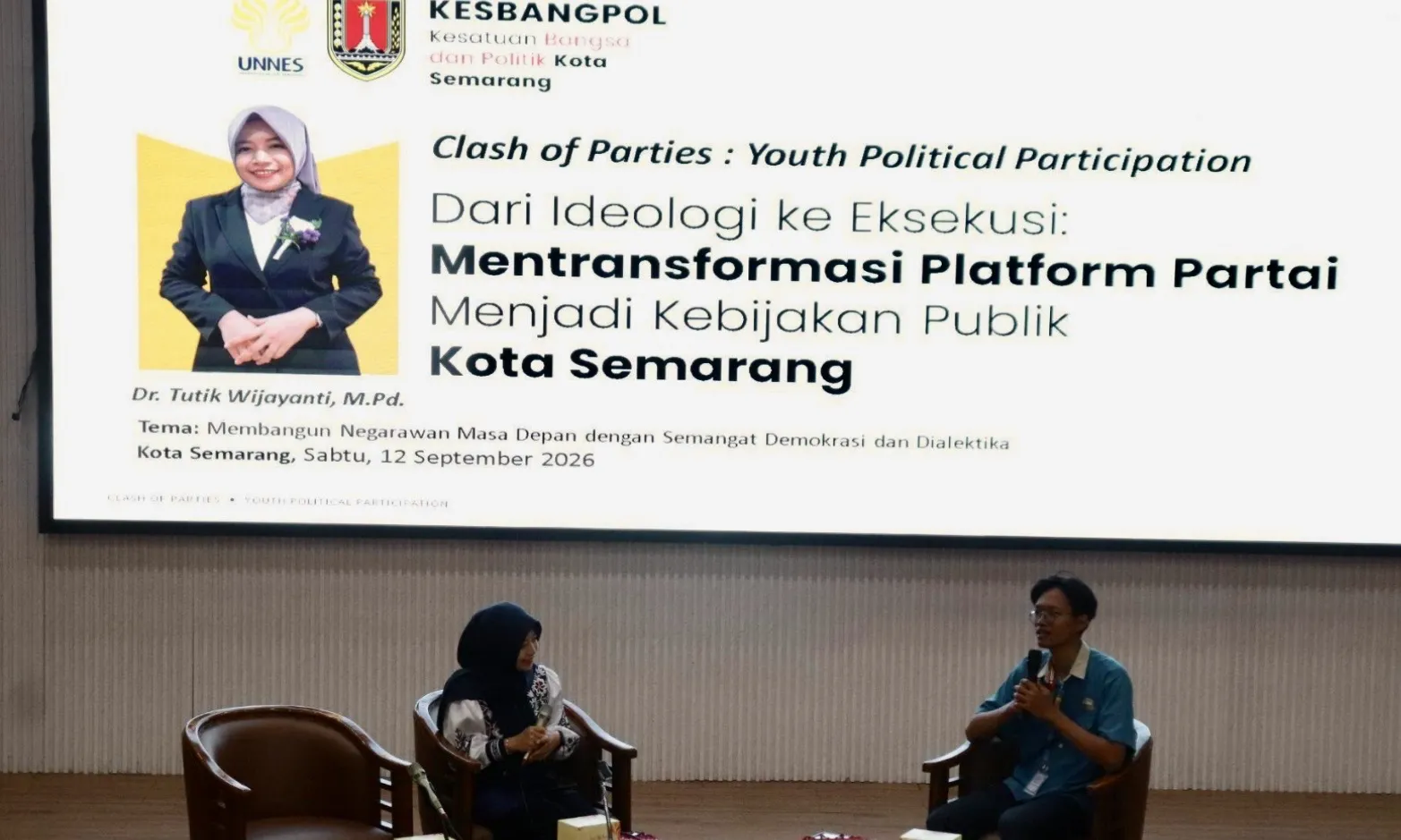 Mahasiswa Antropologi Sosial FIB Undip Berinovasi dalam Edukasi Politik di Balaikota Semarang