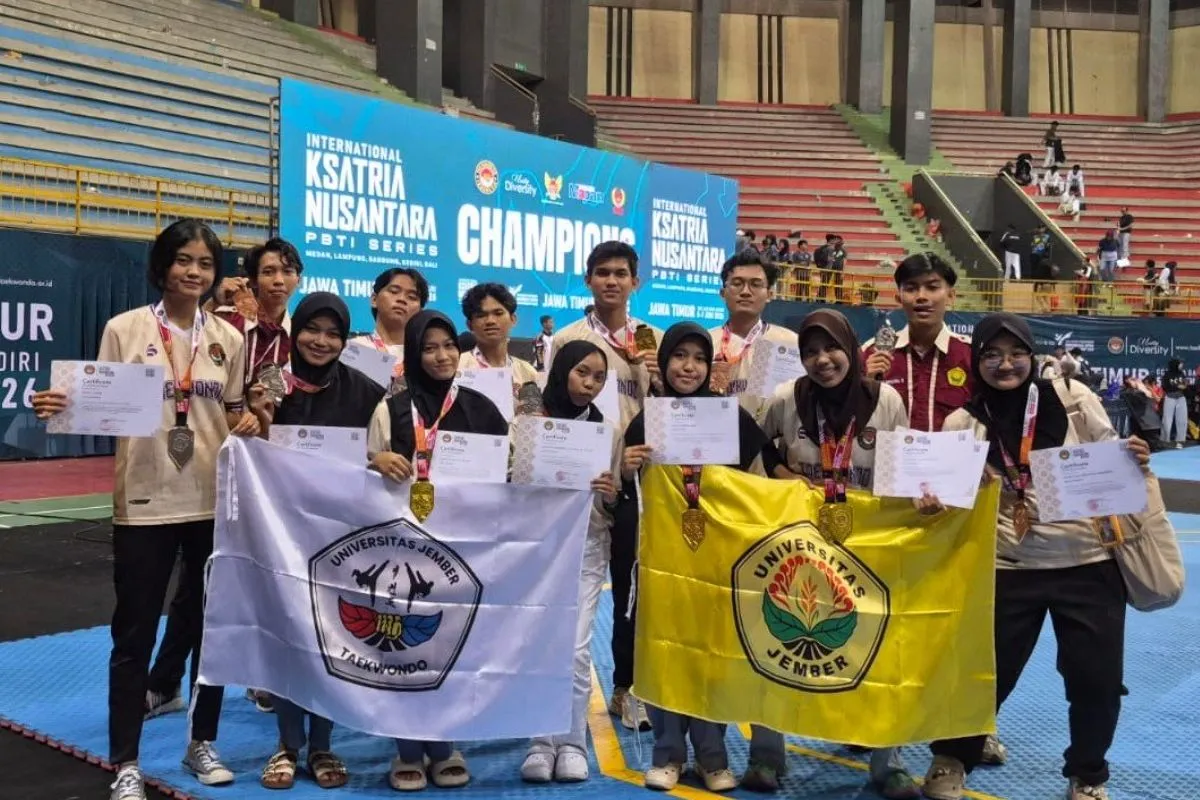 UKM Taekwondo UNEJ Raih Prestasi Gemilang di Kompetisi Internasional Ksatria Nusantara 2026