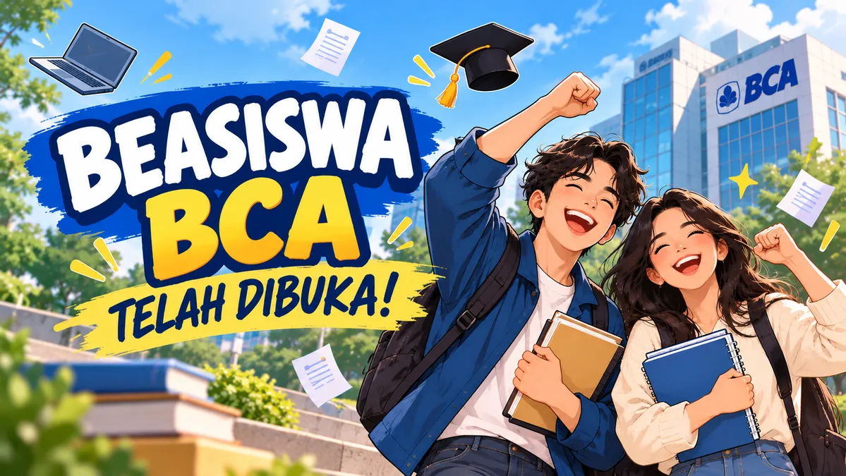 Beasiswa BCA 2027 Kini Tersedia untuk Pelajar dan Lulusan SMA/SMK