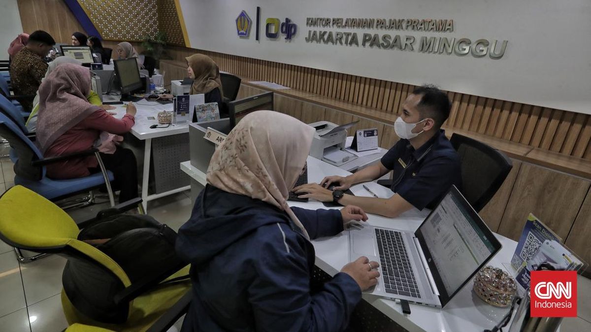 DJP mencatat 22.662 wajib pajak terindikasi masuk kebijakan pajak minimum global. Hanya 25 persen yang telah memenuhi regulasi. (FOTO:CNN Indonesia/Adhi Wicaksono).