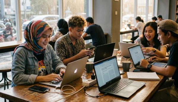 Generasi Muda Dominasi Penggunaan Internet di Indonesia pada 2026