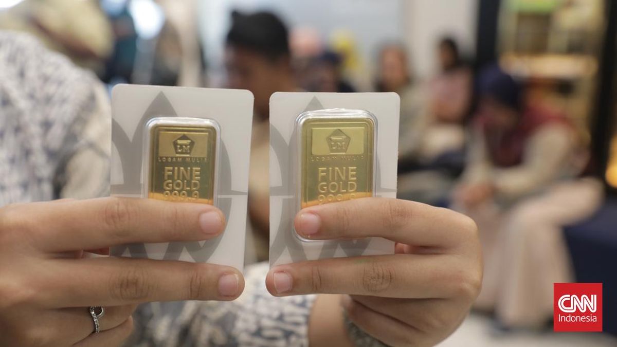 Penurunan Harga Emas Antam Sebesar Rp20 Ribu Menjadi Rp2,574 Juta