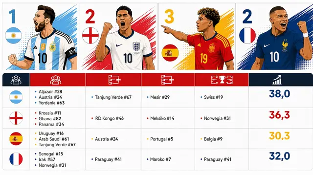 Jalur Menuju Semifinal Piala Dunia 2026: Siapa yang Sering Berhadapan dengan Tim Elite?