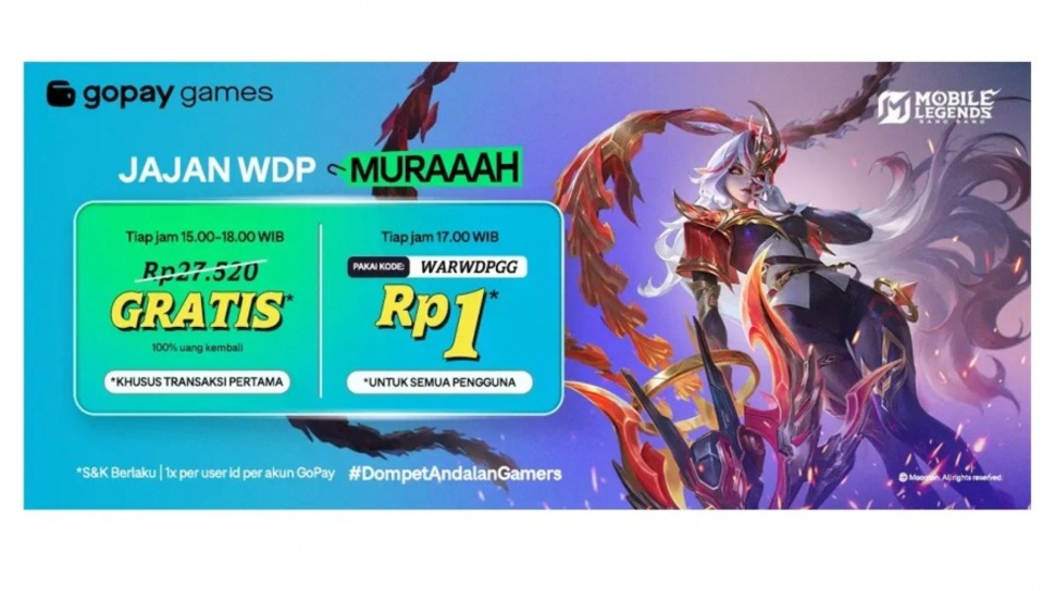 Cara Praktis Mendapatkan Diamond Mobile Legends Melalui GoPay Games