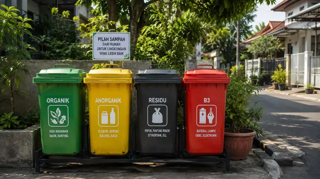 Jakarta Selatan Implementasikan Empat Tempat Sampah di Setiap RT