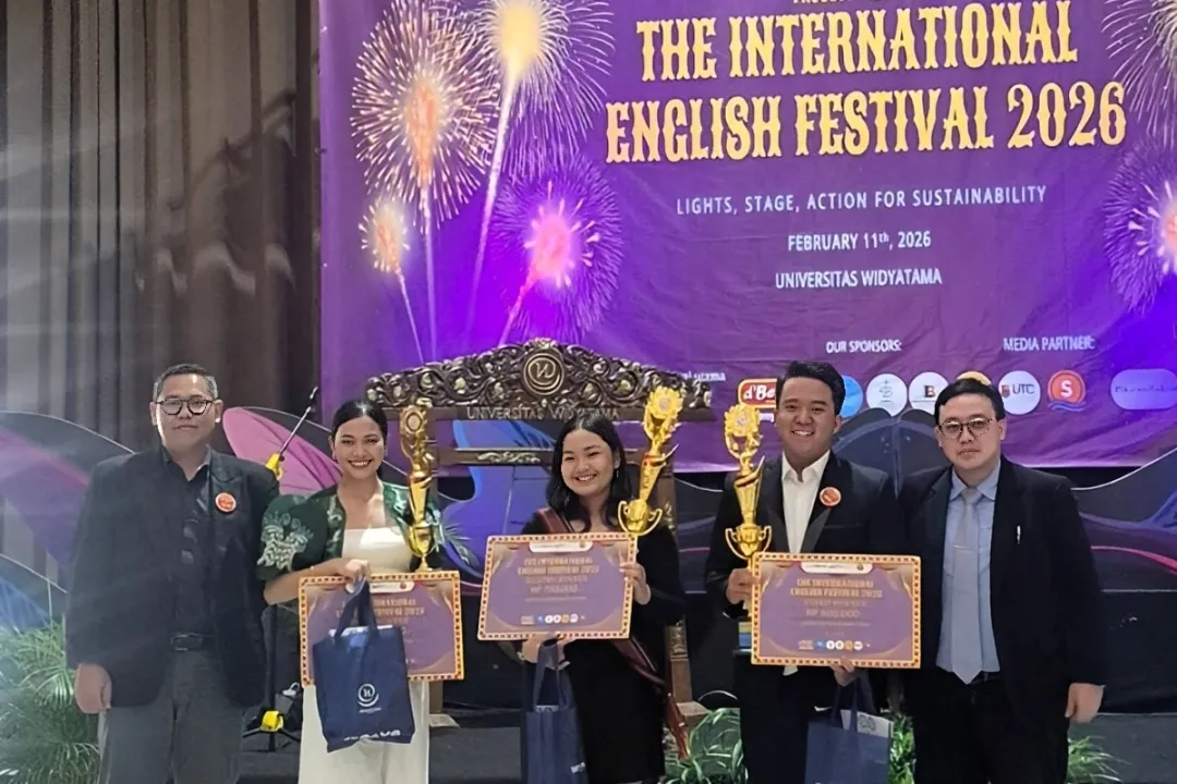 Mahasiswa UNPAR Meraih Juara Tiga dalam Lomba News Anchor di The International English Festival 2026