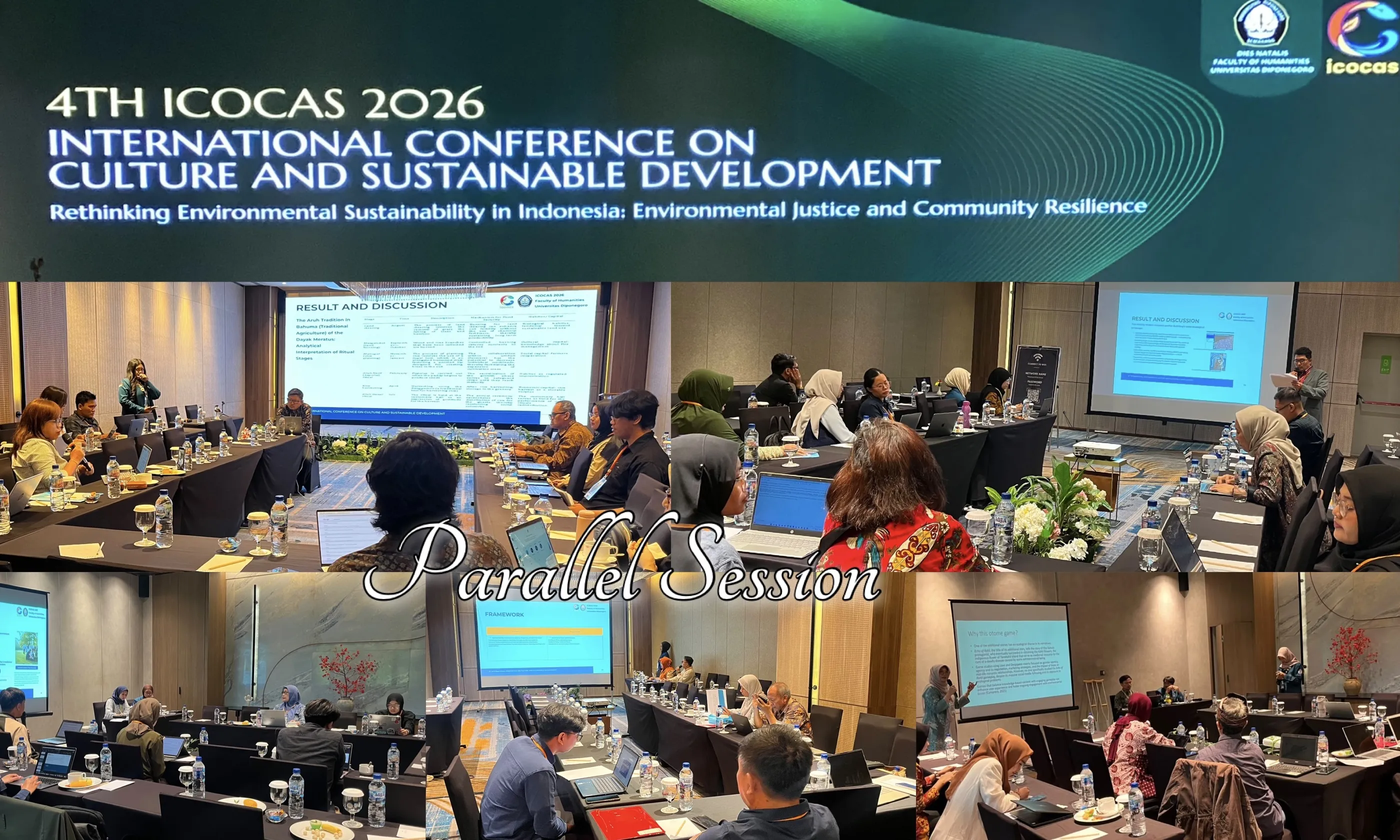 Kemeriahan Hari Kedua ICOCAS 2026: Peneliti Berbagi Inovasi Terkait Ekologi dan Budaya dalam Sesi Paralel