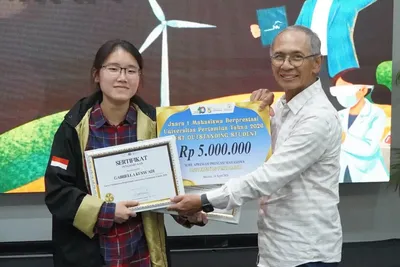 ---
Mahasiswi Teknik Kimia Raih Juara 1 Mahasiswa Berprestasi Universitas Pertamina 2026: Prestasi di Tingkat Nasional dan Internasional

---