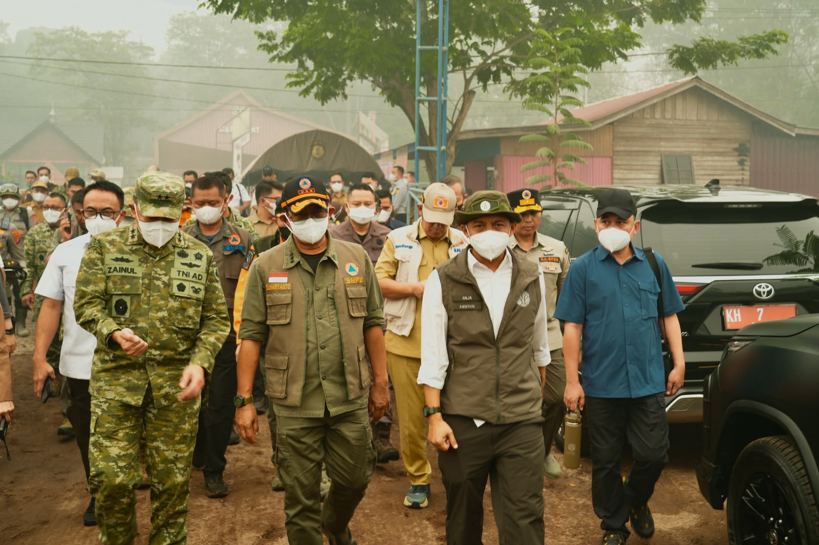 Optimalisasi Penanganan Kebakaran Hutan, Menhut dan Kepala BNPB Bertugas di Kalteng