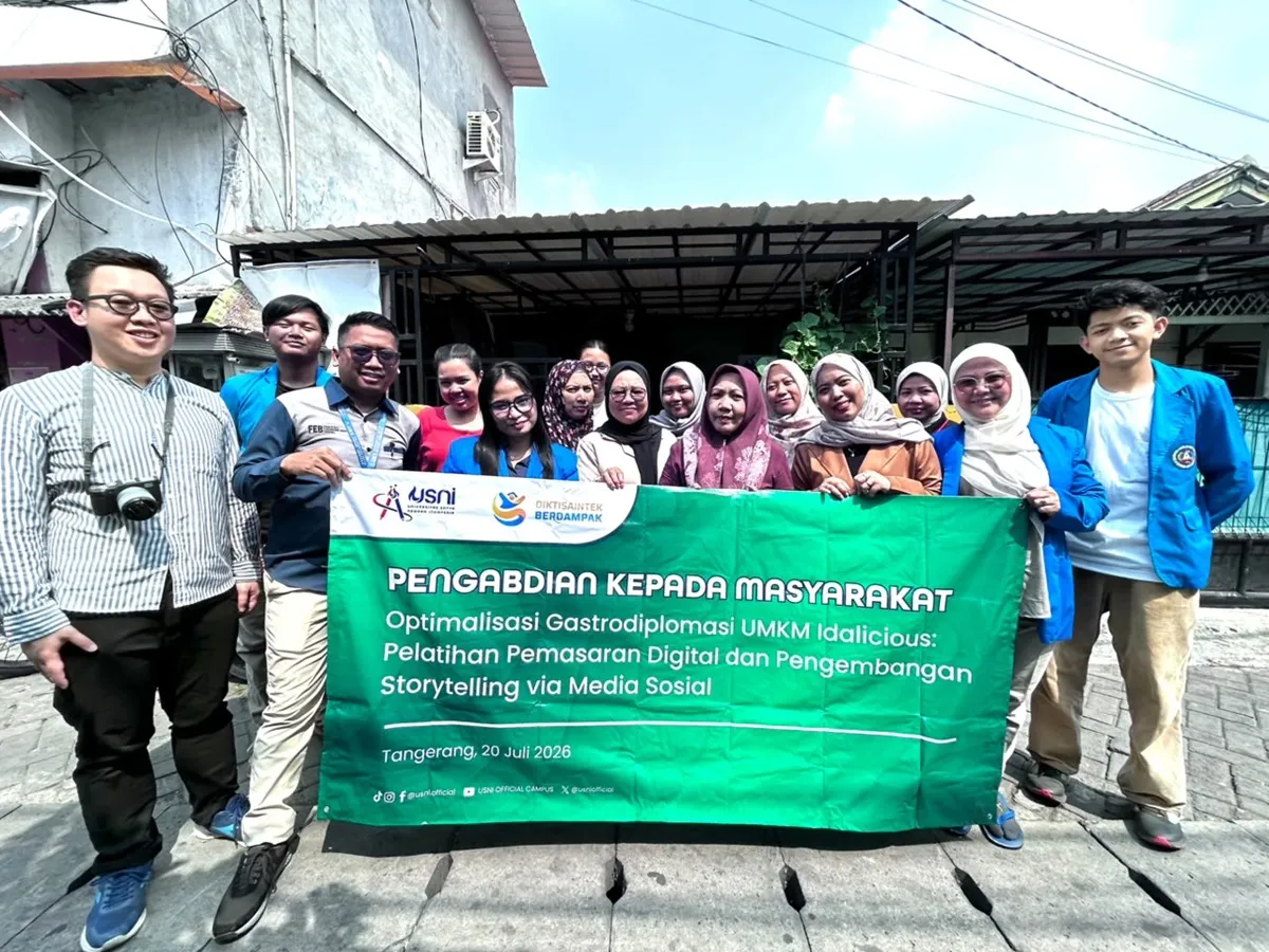 Peningkatan Kapasitas UMKM Kuliner Melalui Pelatihan Digital dan Iklan Meta oleh USNI