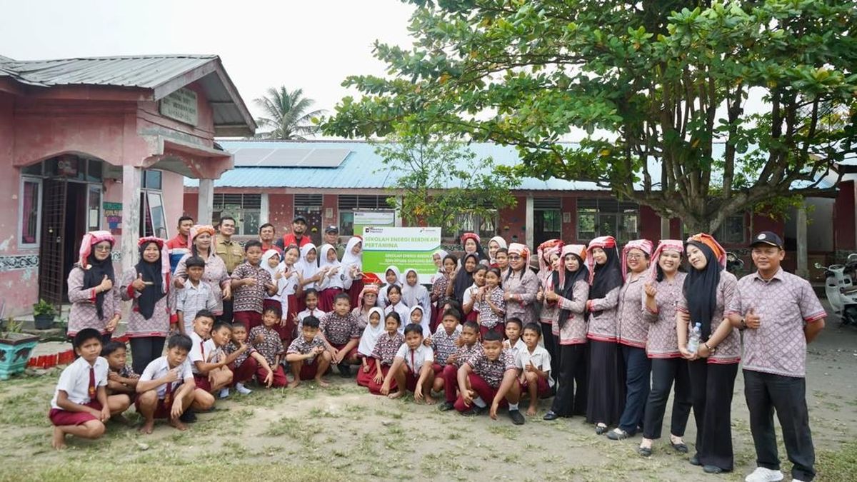 Pertamina NRE Luncurkan Fasilitas Energi dan Air Bersih di SD Simalungun