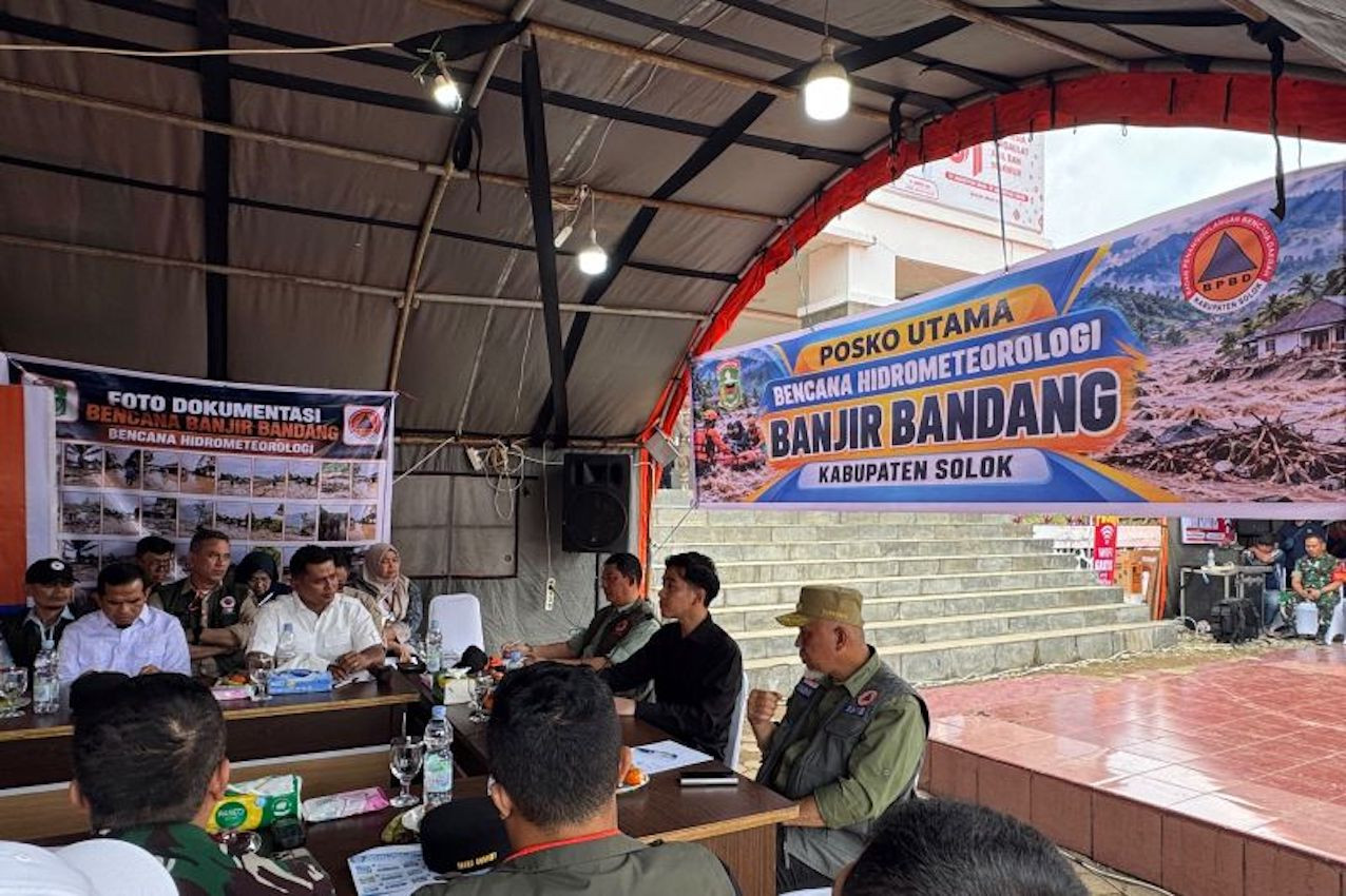 Wakil Presiden Gibran Dorong Pemkab Solok Percepat Pendataan Korban Banjir Bandang
