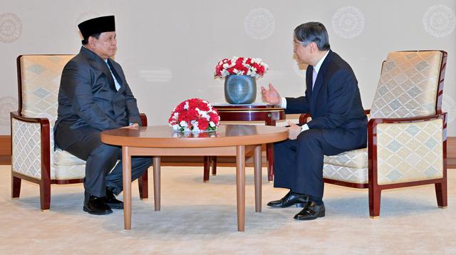 Prabowo dan Kaisar Naruhito: Pertemuan Strategis di Istana Kekaisaran Jepang