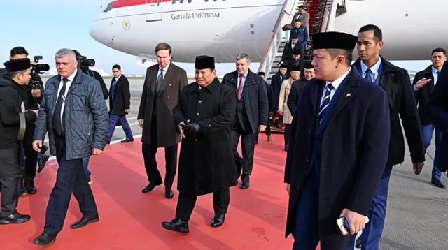 Prabowo Subianto Tiba di Moskow: Agenda Utama Pertemuan dengan Vladimir Putin