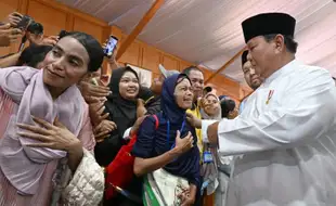Ribuan Warga dan Pejabat Rayakan Idulfitri Bersama Presiden Prabowo di Istana Merdeka