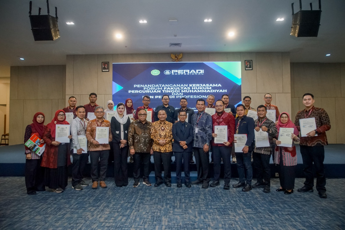 Kerja Sama Strategis Peradi Profesional dengan 43 Universitas Muhammadiyah