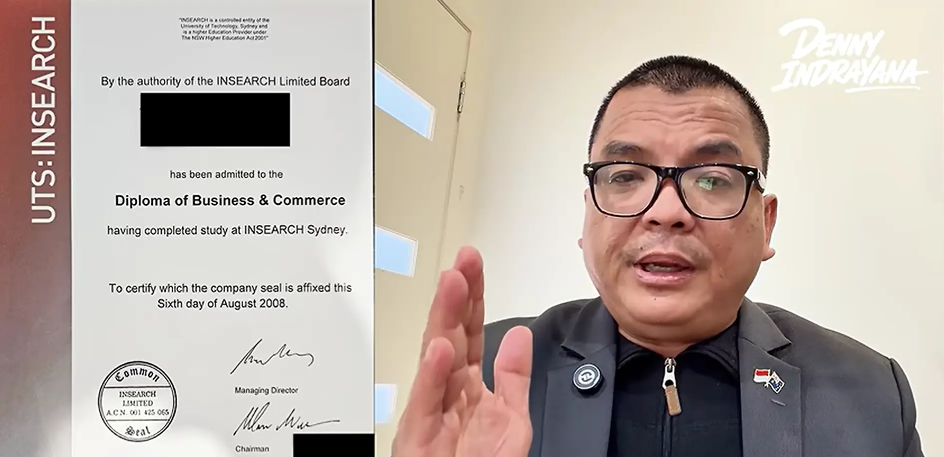 Denny Indrayana Bantah Tuduhan Jokowi Terkait Isu Ijazah Gibran