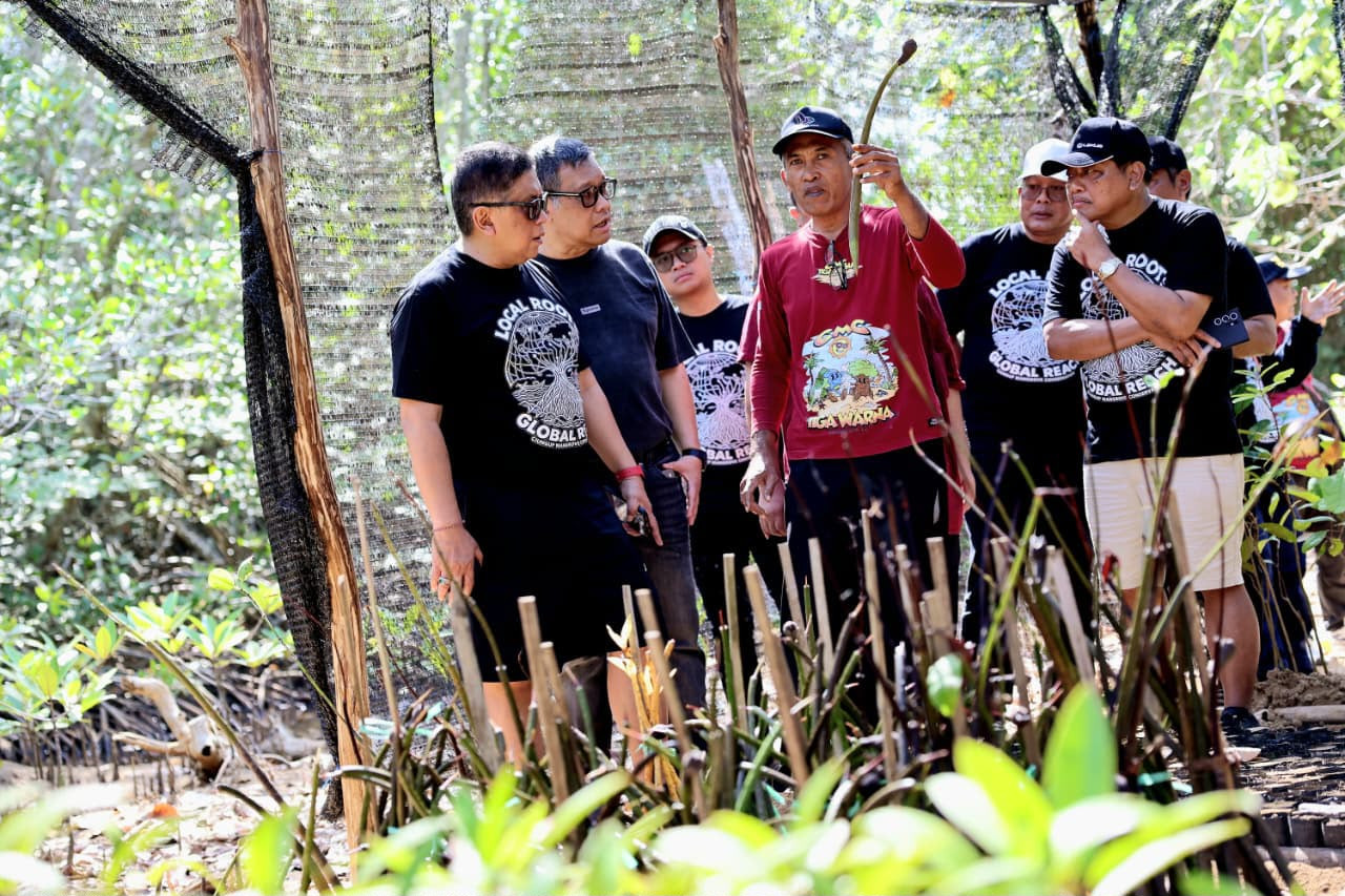 Penanaman Mangrove di Malang Selatan, Hasto Kristiyanto: Tanggung Jawab untuk Menjaga Kehidupan