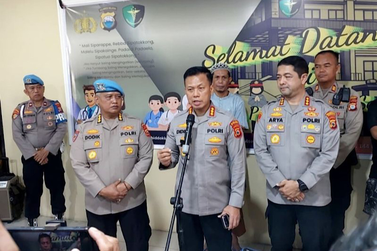Pemeriksaan Terhadap Lima Anggota Polisi Usai Tawuran di Makassar Berujung Kematian