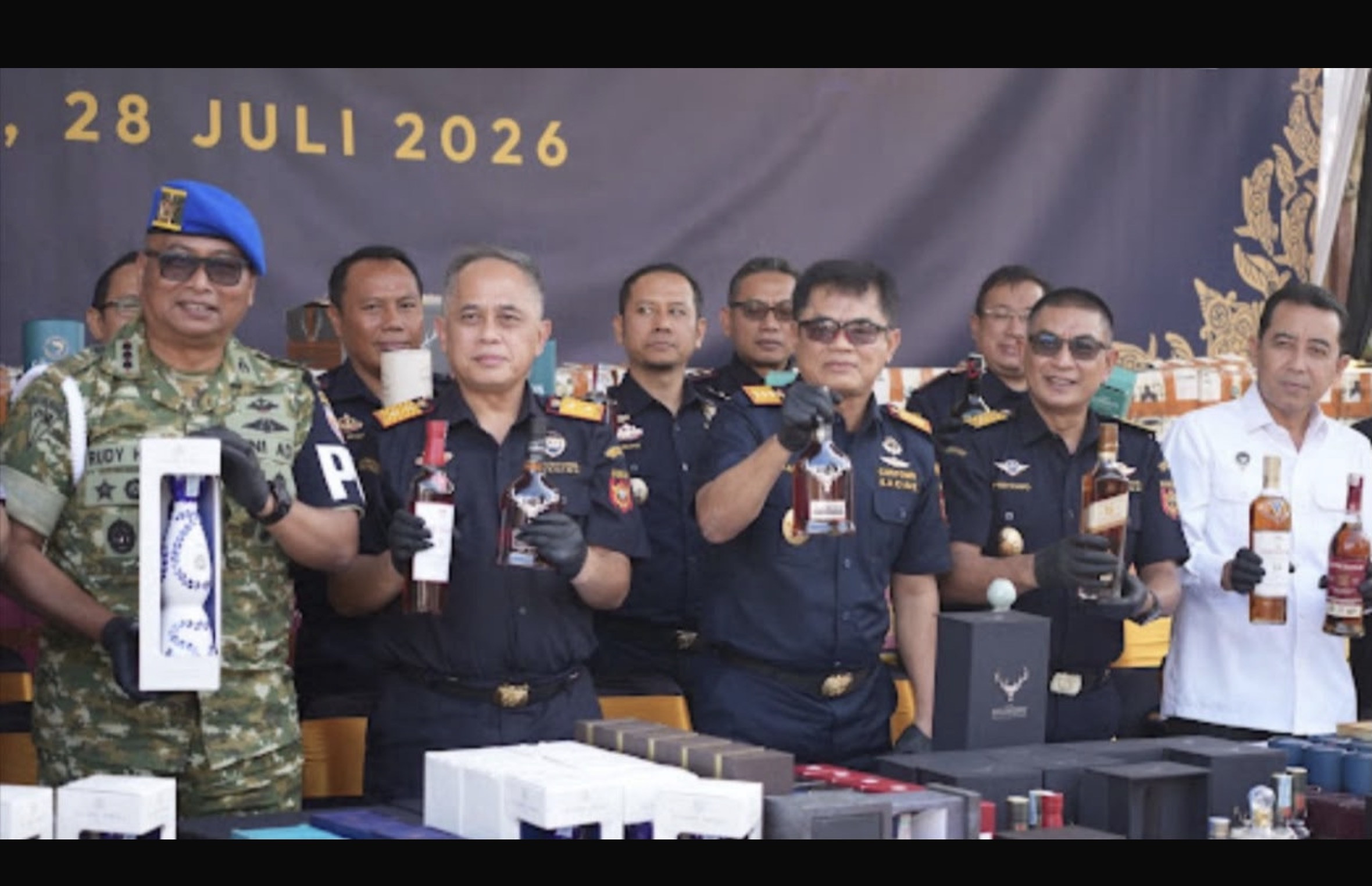 Terbongkar Sindikat Miras Ilegal di Bali, Bea Cukai Sita 20 Ribu Botol