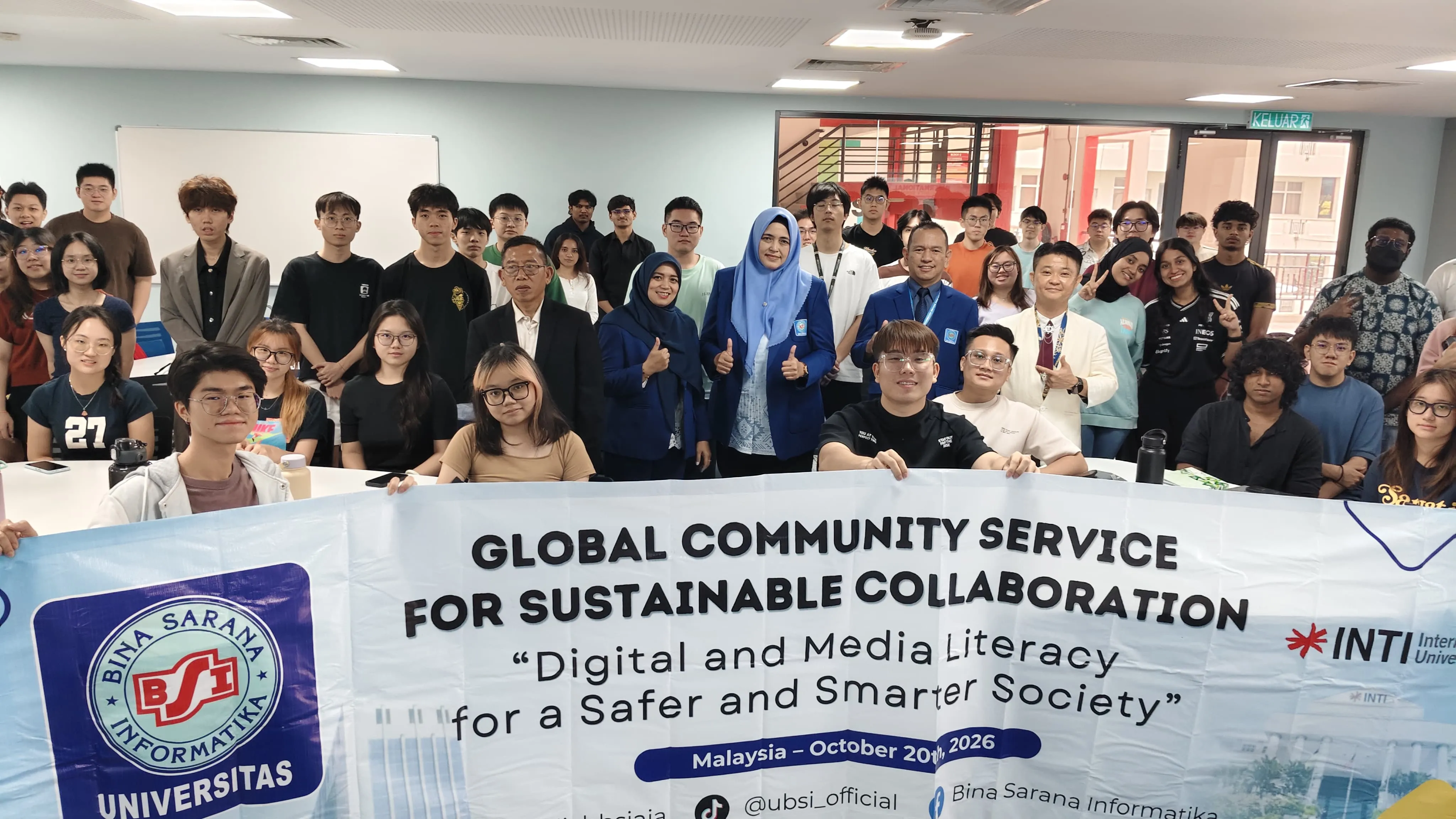 Kerja Sama UBSI dan INTI International University untuk Meningkatkan Literasi Digital dan Media
