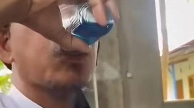 Video Pemuda Minum Minyak Oli Viral, MUI Sulsel Menyatakan Haram